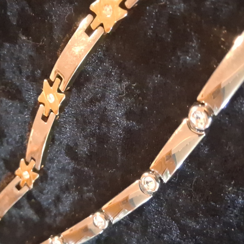Gold and Silver Star And Ber Braclets
